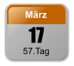 17 März 57.Tag